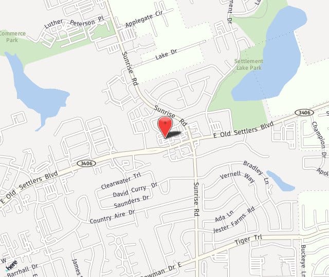 Location Map: 1400 E Old Settlers Blvd Round Rock, TX 78665